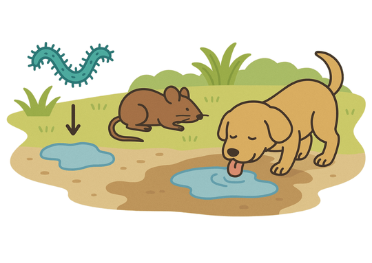 犬と猫の健康診断の目安を年齢別に示したイラスト。子犬・子猫期（生後1年未満）は2～3ヶ月に1回、若齢～成犬・成猫期（1～6歳頃）は年1回、シニア期（7歳以上）は半年に1回の健康診断が推奨されている。